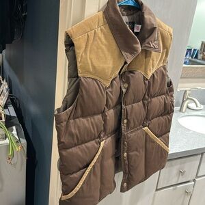 Vintage goose down vest.